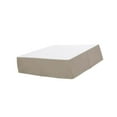 thumbnail image 1 of justharion Solid Color Hotel Pleated Bed Skirt Wrinkle & Fade Resistant Khaki _Full, 1 of 8