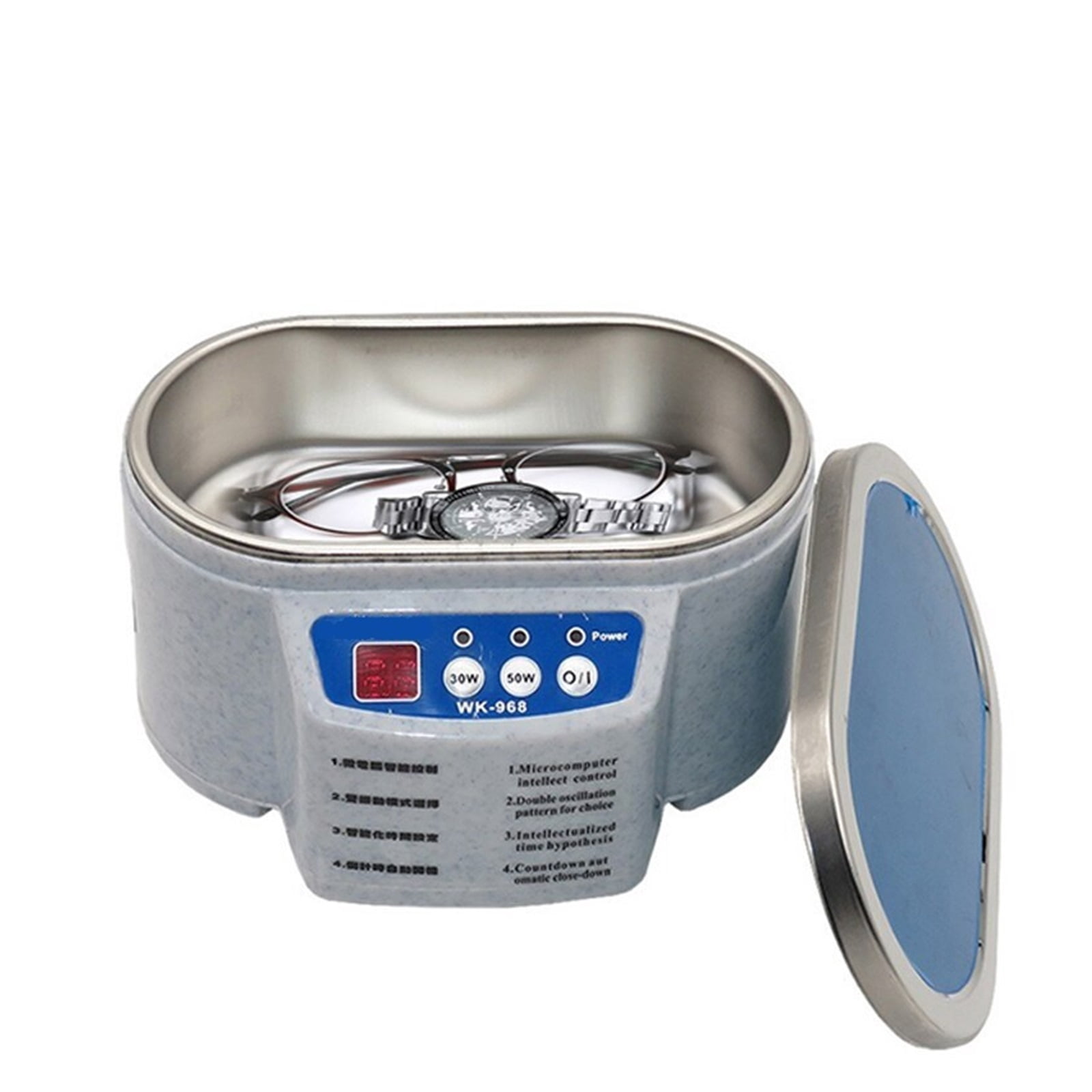 30/50W Digital Ultrasonic Cleaner Sonicator Bath Vibration Ultrasonic Jewelry Parts Glasses Circuit Board Watch Cleaning Machine