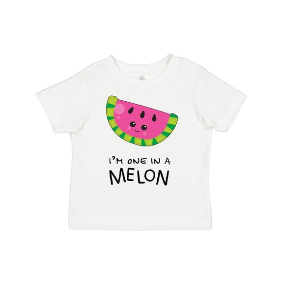 Inktastic I'm One in a Melon Cute Smiling Watermelon Boys or Girls Toddler T-Shirt