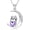 02-February, variant on Cat Amethyst Birthstone Necklace for Women 925 Sterling Silver Cat Pendant February Birthstone Birthday Jewelry Gifts for Women