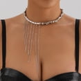 thumbnail image 4 of Versatile Beaded Tassels Necklace Adjustable Length Neckchain for Party Wear, 4 of 11