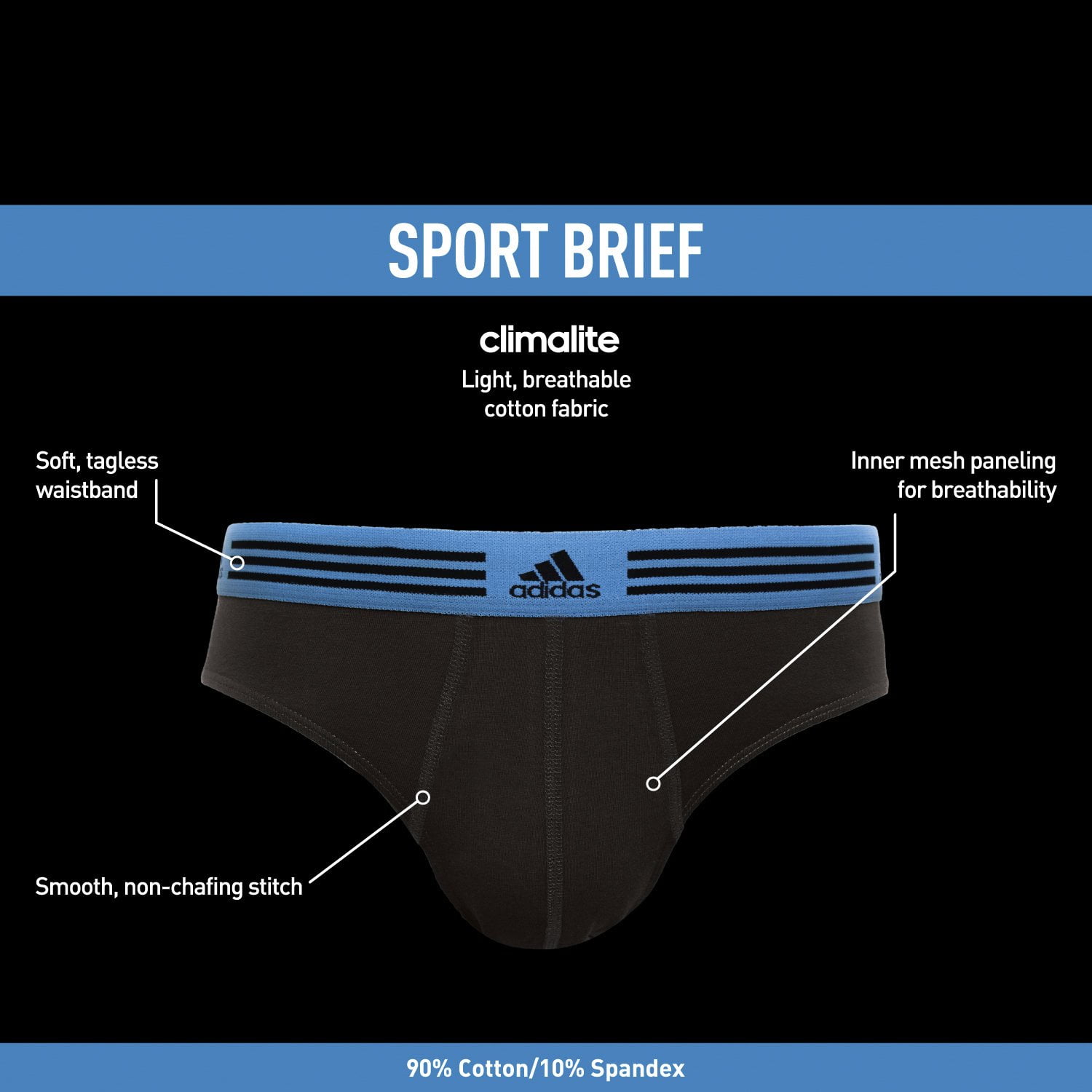 Adidas underwear 90 clearance cotton