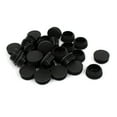 thumbnail image 4 of 38mm Dia Plastic Blanking End Cap Round Ribbed Tube Insert Plug Black 30Pcs, 4 of 5