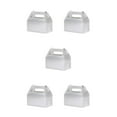 thumbnail image 3 of Maytalsory 1/2/3/5 Portable Cake Storage Box Party Boxes Large Capacity Food Snacks Gifts Packaging Case Egg Pastry Restaurant Silver 5PCS, 3 of 6
