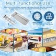 thumbnail image 6 of 2PCS Stainless Steel Ice Cube Trays, 18 Slot Metal Ice Cube Trays for Freezer Vintage Inspired Design with Release Lever Remove Handle for Making Large Cubes Kitchen & Bar, 6 of 10