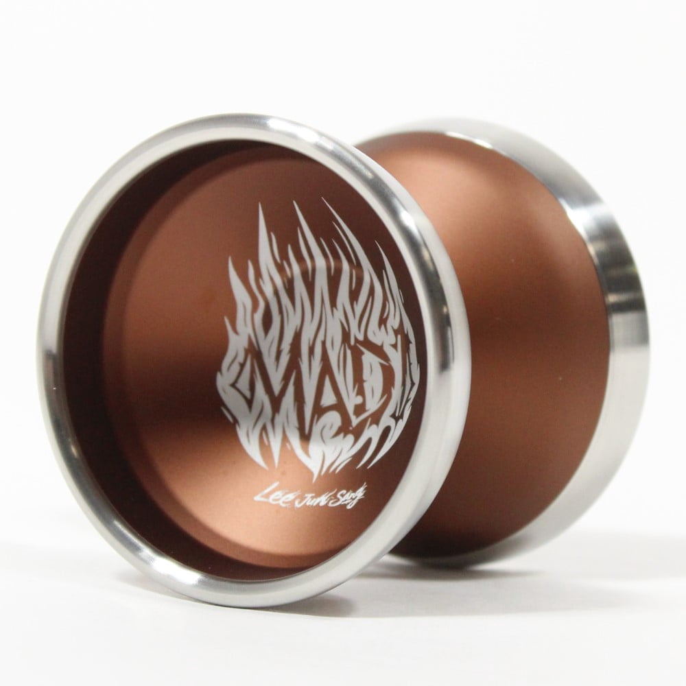 W1LD (Worldwide 1nnovative Leading Design) MAD Yo-Yo - Bi-Metal - Lee Jun Sang Signature YoYo (Matte Brown Raw Rim)