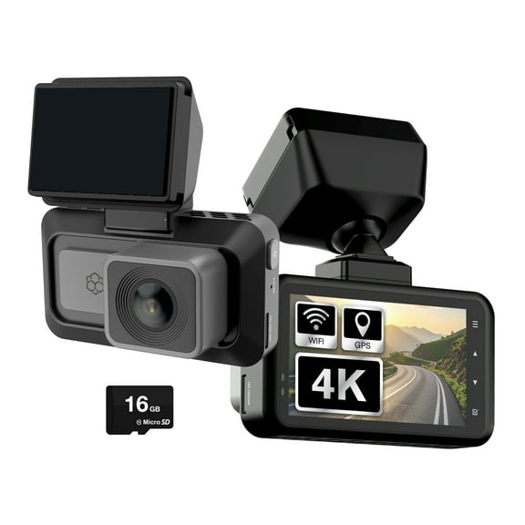 YADA Roadcam PRO 4K Dash Cam with Smart G-Sensor, Parking Surveillance, GPS, App Connect, BT532966