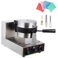 thumbnail image 7 of 360° Rotating Electric Waffle Making Machine | 50-250℃ Non-Stick Flip Waffle Iron Waffle Maker Time Control Temperature Adjustable, 110V 1200W, 7 of 7