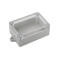 thumbnail image 1 of HUGFEGWE Junction Box ABS Plastic Dustproof Waterproof IP67 Universal Electrical Project Enclosure with Transparent Clear Cover and Fixed Ear 3.94" x 2.68" x 1.57" U2536-19150, 1 of 7