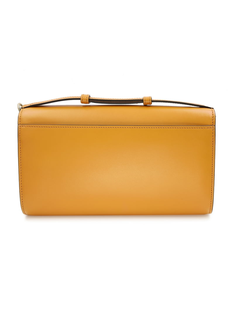 Gucci Zumi Smooth Leather Top Handle Mustard Yellow Small Shoulder