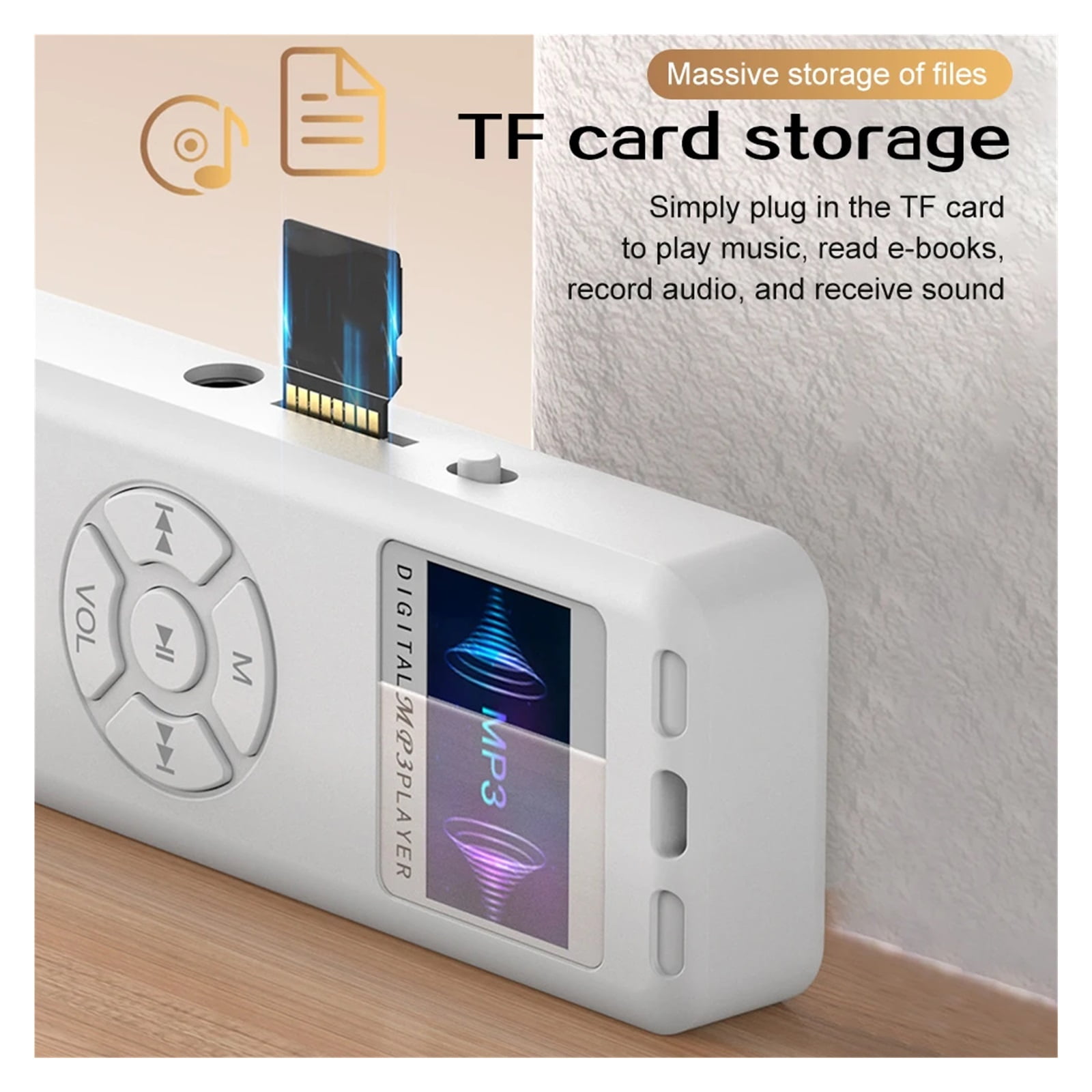 Digital Voice Recorder Mini Sound Recording Hi-Fi MP3 Player Professional Dictaphone ,Multi-Function