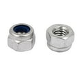 thumbnail image 2 of Unique Bargains M6 x 1mm 304 Stainless Steel Nylock Nylon Insert Hex Lock Nut (10-pack), 2 of 5