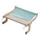 thumbnail image 5 of Asiento de percha para ventana de gato, cama para gato resistente y estable, ahorro de espacio, lavable para gris azul Zulema Percha para ventana de gato, 5 of 7