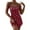 Wine Red, variant on Cqxid525 clearance! Women's Cotton Short Sleeve Nightgowns Women's Heart Print Lettuce Trim Slip Nightdress Satin Underwear Sleepwear Cowl Women Fashion Nightdress Lace Nightdress Lightweight Sleep