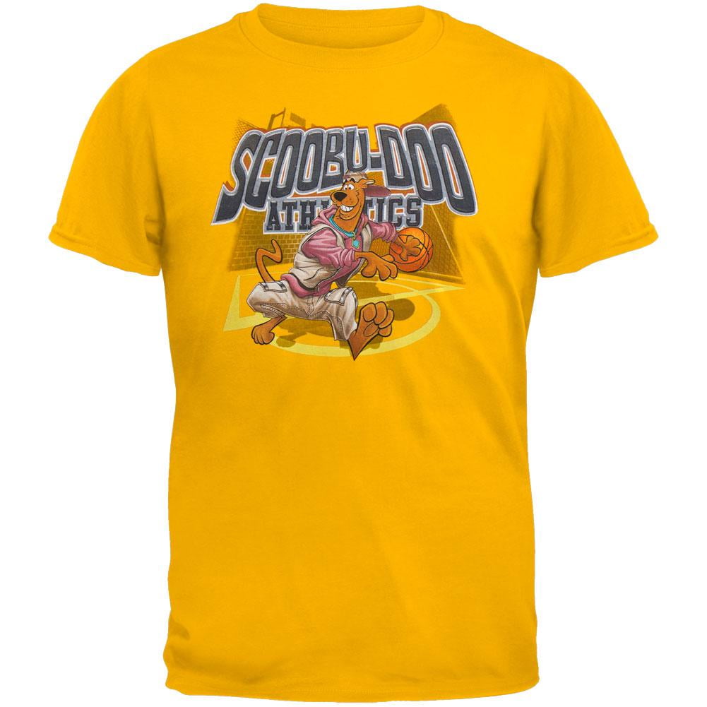 Old Glory Scooby Doo Athletics Youth T Shirt Yellow