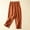 Orange pants for women, variant on up to 60% off Gifts Usmixi Elastic Waist Trousers for Women Vintage Lace Patchwork Loose Wide Leg Long Pants Casual Solid Cotton Linen Pants with Pocket White m