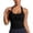 a-102Black18, variant on Womens Halter U Neck Quick Dry Ribbed Side Panel Solid Slim Cropped Athletic Tank Tops Gym Running Workout Breathable Sleeveless Shirts For Ladies Versatile Top XS