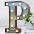 thumbnail image 1 of Carpa LED iluminada con letras elásticas de estilo industrial vintage, 1 of 6