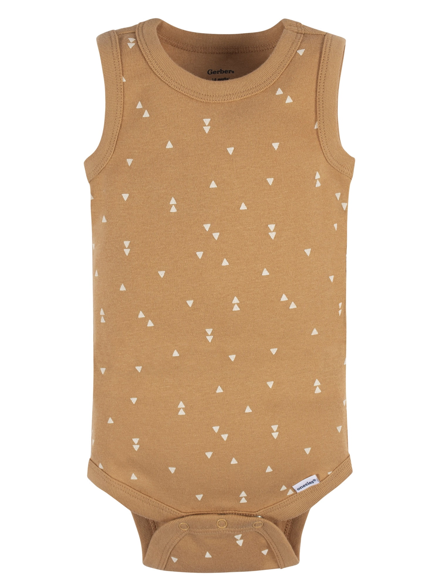 Gerber Baby Boys or Girls Casual Sleeveless Bodysuits, 5-Pack, Sizes 0/3 Months- 24 Months