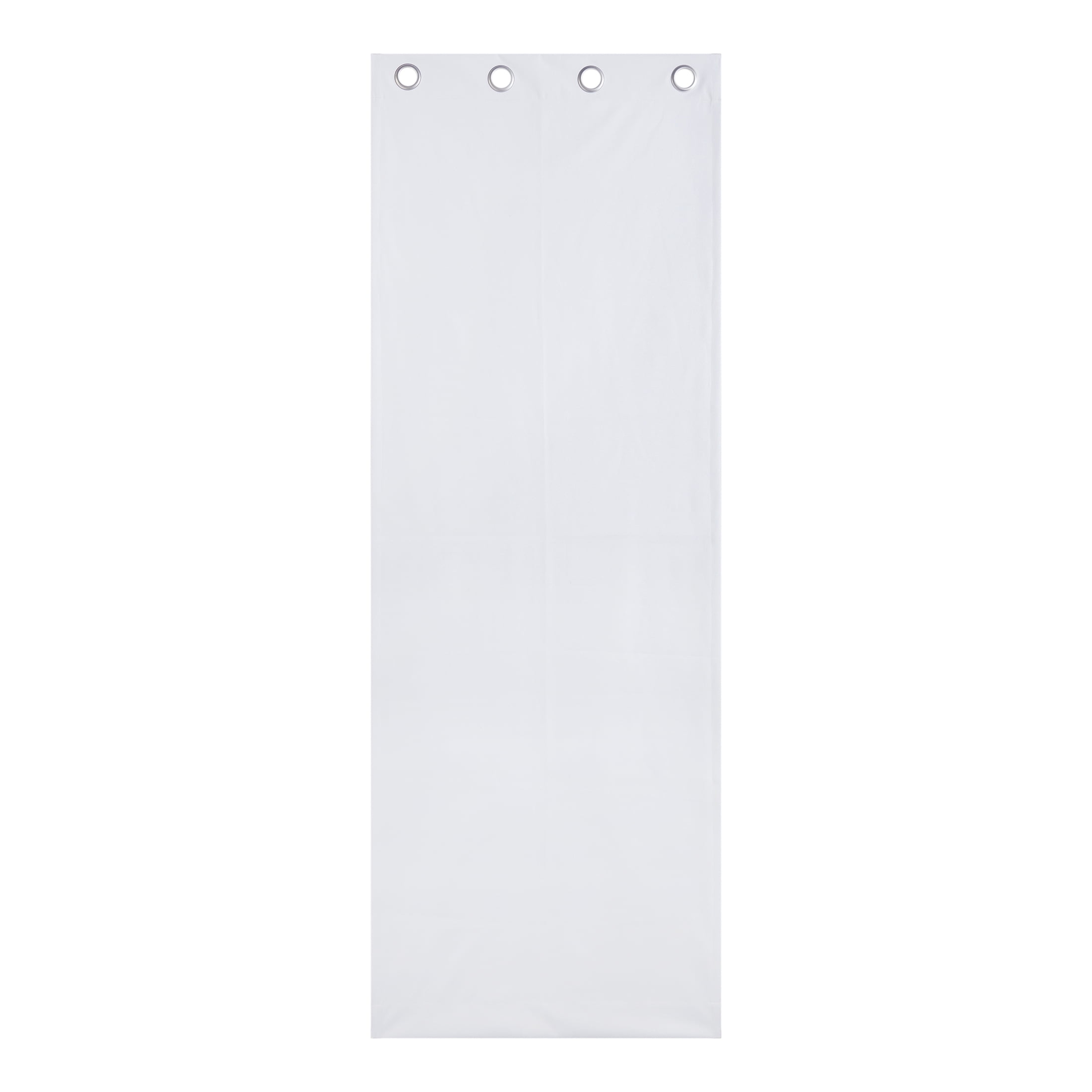 Mainstays White Solid Blackout Grommet Single Curtain Panel, 30" W x 84" L
