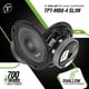 thumbnail image 2 of Altavoz para coche Timpano TPT-MB8-4 de 8 pulgadas, 700 W, 4 ohmios, perfil poco profundo, 2 of 7