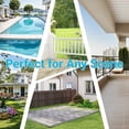 thumbnail image 6 of Sweecci 3 Pieces Aluminum Patio Furniture Set, Oversized All Weather Outdoor Conversation Set with Thick Washable Cushions, Outdoor Couch for Backyard, Patio, Balcony,Navy Blue, 6 of 8