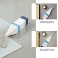 thumbnail image 3 of OUNONA Sky Blue Nautical Wooden Buoy Ornament for Home Decor Handmade MDF Oceanic Charm 3pcs Set, 3 of 8