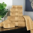thumbnail image 3 of Premium Egyptian Cotton Highly Absorbent Assorted 8-Piece Plush Towel Set - 30" x 55", 20" x 30", 13" x 13", 3 of 9