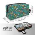 thumbnail image 4 of Goofa Jungle Animals Printed Toiletry Bag with Handle,Large Capacity Travel Makeup Cosmetic Bag for Women, Carry on Airport Airline Compliant Bag, 4 of 9