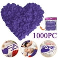 thumbnail image 2 of Uanit 1000pcs Artificial Silk Rose Petals Rose Flower for Wedding Flower Girl Basket Aisle Scatter Dinner Table Centerpieces Party Confetti Bridal Shower Romantic Night Decoration, 2 of 9