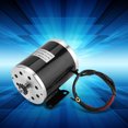 thumbnail image 3 of Motor, 2500 RPM Electric Motor Generator, DIY 500W DC 24V High Speed Motor With Bracket Permanent Magnet Go-kart For Motorized Bicycle E Bike Electric Scooter, 3 of 8