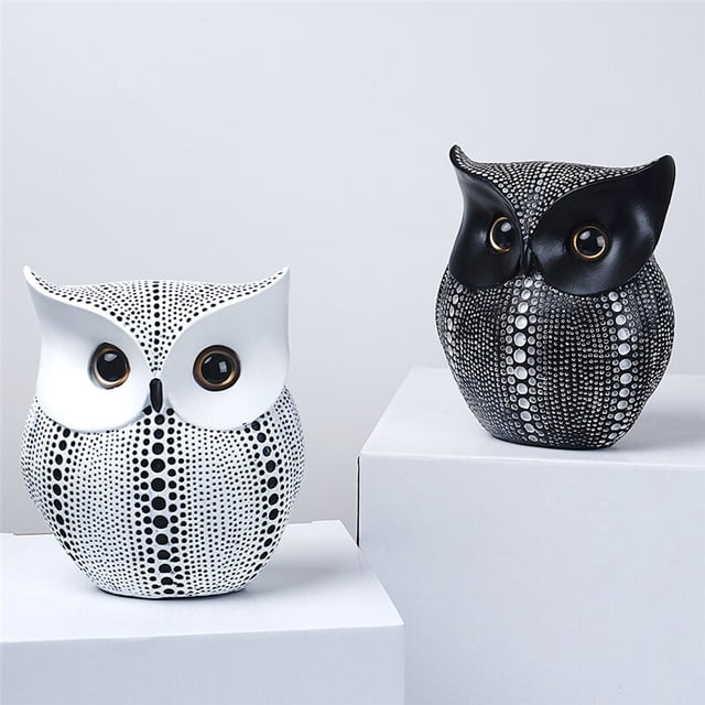 Nordic Light Luxury Ornament Simple Office Home Living Room Decoration Gold Owl Resin Creative Crafts Room Decor Home OrnamentsGGERMANY He Qiyong unisex