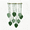 Green, variant on 10 Leaves Cotton Rope Tassel Tapestry, Boho Chic Aesthetic Wall Hanging Decor, Hand Woven Bohemian Wall Art Ornament for Home Indoor Decoration(Brown)