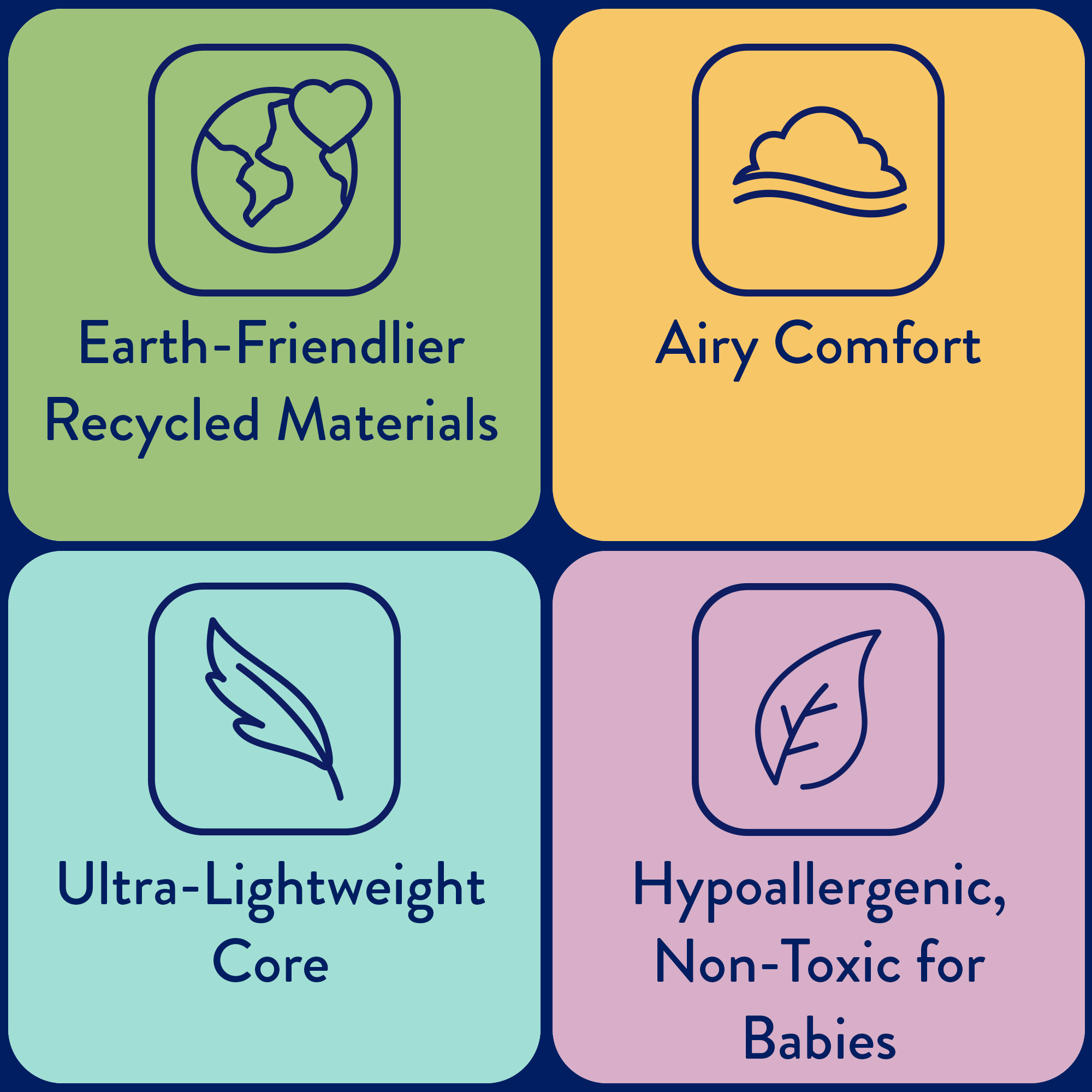 Kolcraft Love & Comfort Sustainable Fiber Crib and Toddler Mattress photo 8