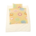 thumbnail image 4 of Juego de accesorios de cama para muñecas, juego de simulación, regalo de cumpleaños para niñas, incluye sábana, edredón, almohada para literas, cunas, 4 of 10