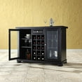 thumbnail image 4 of Crosley Alexandria Sliding Top Bar Cabinet in Black, 4 of 9