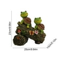 thumbnail image 3 of Ikohbadg Solar Turtle Climbing Tree Lamp Ornament Resin Garden Decoration Solar Powered Statue Whimsical Turtle Tree Courtyard Light Handicraft, 3 of 6