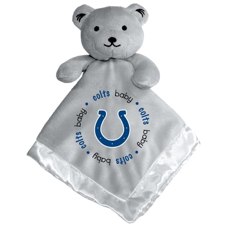 MasterPieces NFL Baby Security Blanket Stuffed Animal Bear Snuggle Toy Indianapolis Colts Football MasterPieces NFL Baby Security Blanket Stuffed Animal Bear Snuggle Toy Indianapolis Colts Football