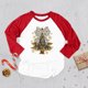 thumbnail image 5 of Camisetas navideñas con estampado de lazo de árbol de Navidad para niños, camisetas de manga larga raglán para niños y niñas, camisetas gráficas para niños, camisetas para fiestas navideñas, regalos, 5 of 5