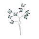 thumbnail image 3 of Arreglo floral con ramas de mariposas artificiales, decoración con tallos de ramas simuladas Verde negro, 3 of 9