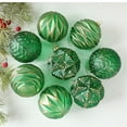 thumbnail image 4 of Antique Christmas Ball Ornaments Set for Tree Decor, 8cm 12PCS Vintage Hanging Balls, Holiday Decoration for Home and Parties, 4 of 6
