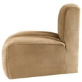 thumbnail image 4 of Meridian Furniture Arc Camel Velvet Reverse Corner, 4 of 9