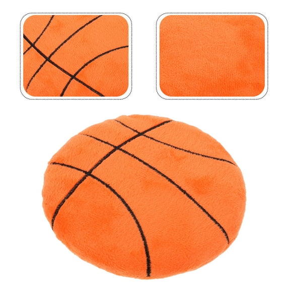 TABLZONE Orange Plush Pet Plaything Flying Disc for Outdoor Dog Entertainment