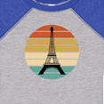 thumbnail image 4 of Inktastic Paris Eiffel Tower Retro Sunset Boys or Girls Baby Bodysuit, 4 of 5