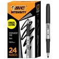 thumbnail image 1 of Rotuladores permanentes BIC Intensity Fine Point negros, paquete de 24, 1 of 7