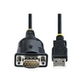 thumbnail image 3 of StarTech.com 3ft (1m) USB to Serial Cable, DB9 Male RS232 to USB Converter, USB to Serial Adapter for PLC/Printer/Scanner/Network Switches, USB to COM Port Adapter - Prolific IC, Automatic Handshake, Windows/macOS (1P3FP-USB-SERIAL) - Serial cable - DB-9 (M) screwable to USB (M) - 3.3 ft, 3 of 5