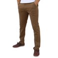 thumbnail image 3 of Pantalón de gabardina stretch John Silver  Corte recto color caqui oscuro, 3 of 5