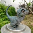 thumbnail image 4 of Nuevas estatuas de jardín de dinosaurios, adorno de resina Velociraptor, estatua de dinosaurio realista para decoración de mesa de jardín Aespa kaili Sencillez, 4 of 5
