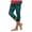 Dark Green, variant on Mnuaqn Capri Leggings for Women Plus Size Tummy Control Knee Length No Pockets High Waisted Yoga Workout Tights (5XL, Black)