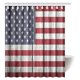 thumbnail image 1 of ABPHQTO Cortina de ducha con bandera de Estados Unidos, bandera de Estados Unidos de América en tela de madera antigua, cortina de ducha para baño, 150x180 cm, 1 of 2